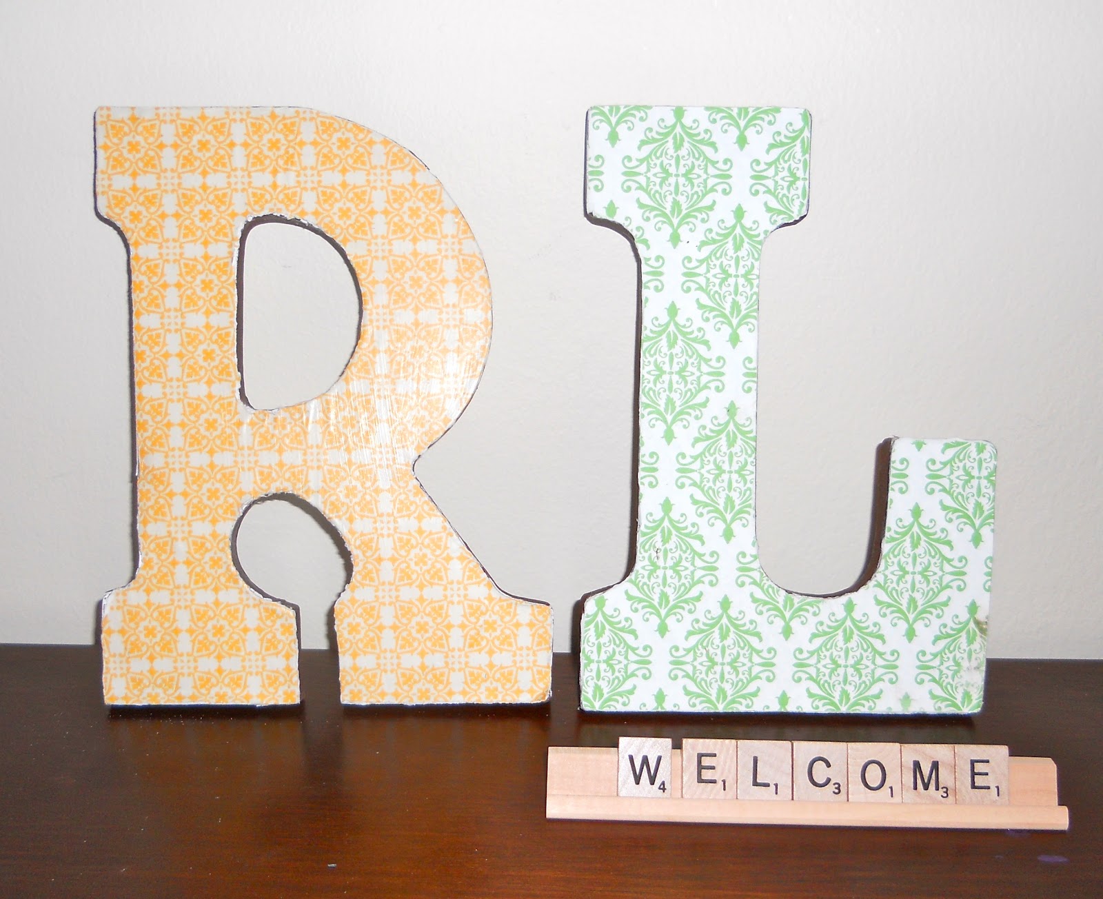 Rebecca's Crafty in Chicago Scrapbook Letters