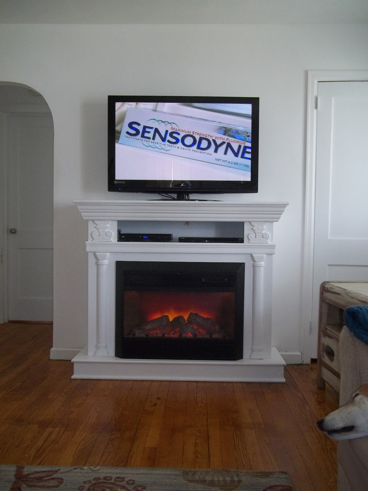 Simple Needs Electric Fireplace Makeover
