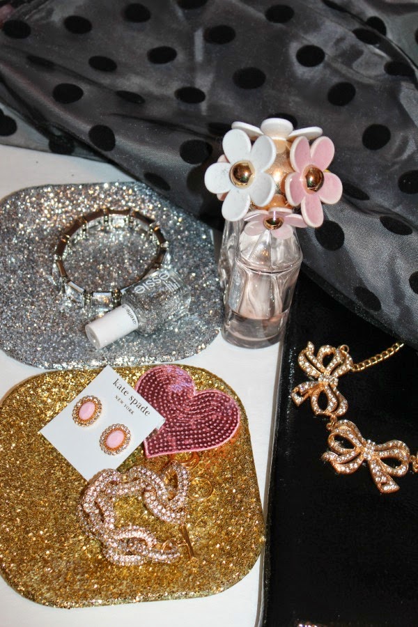 DIY Glitter Jewelry Dish Sunny Days & Starry Nights