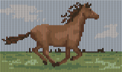 Horse Knitting Chart