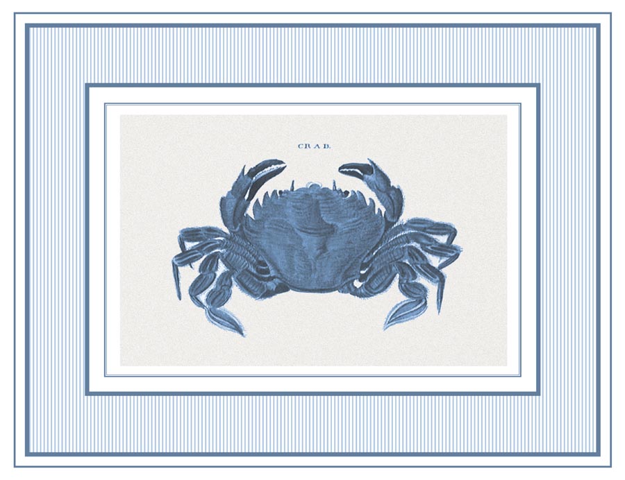 Sandra McFarland's Placemat World Blue Crab Placemats