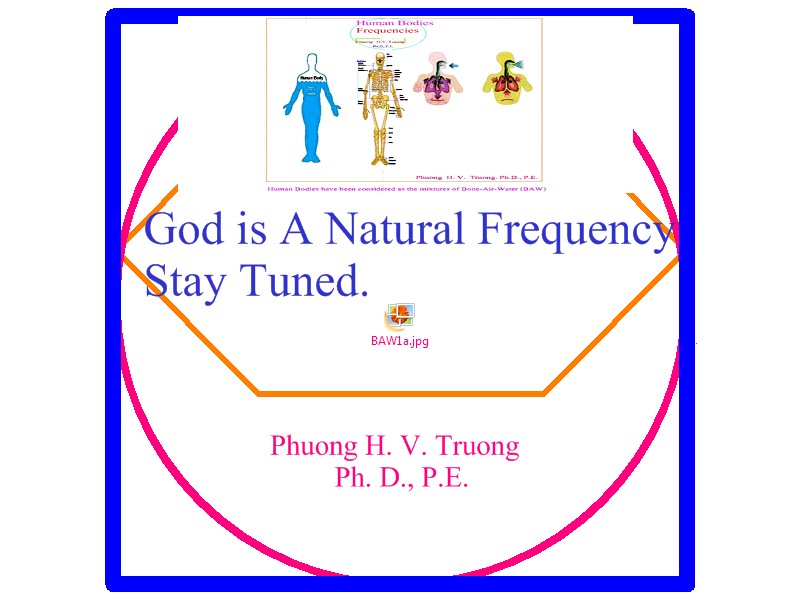 GOD - A Natural Frequency