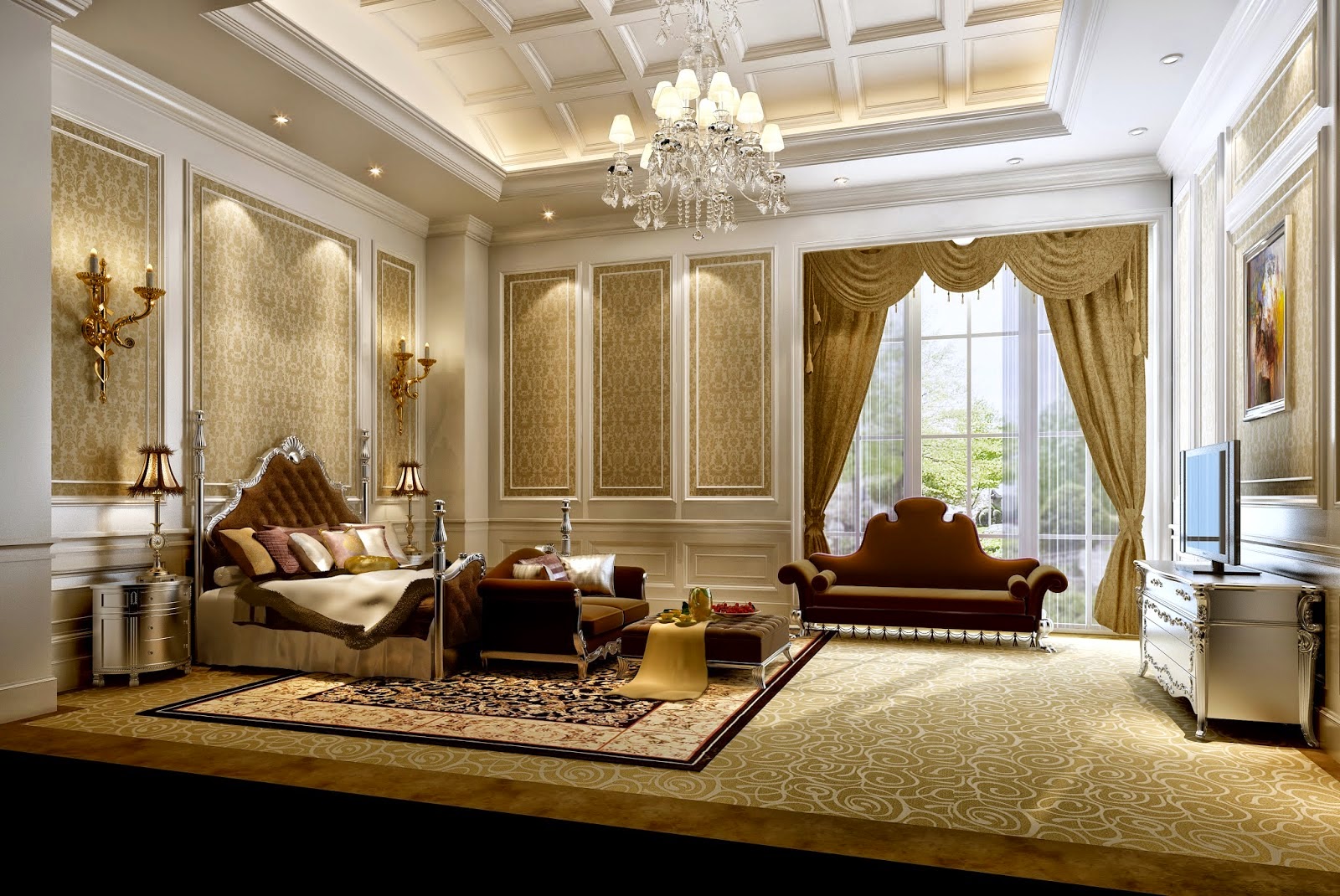 luxirious bedroom designs and ideas