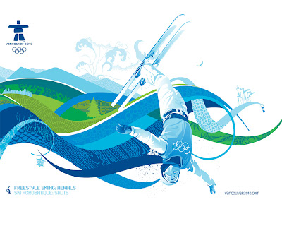 Free Vancouver 2010 Olympic Winter Games PowerPoint Background 33