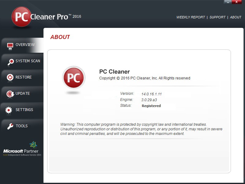 licence key for pc cleaner