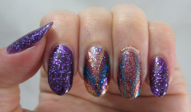 nerdy nails nyc glitter-splosion