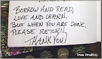 Verse for a borrowed book, by Tree Pruitt. Verse for a borrowed book, by Tree Pruitt.