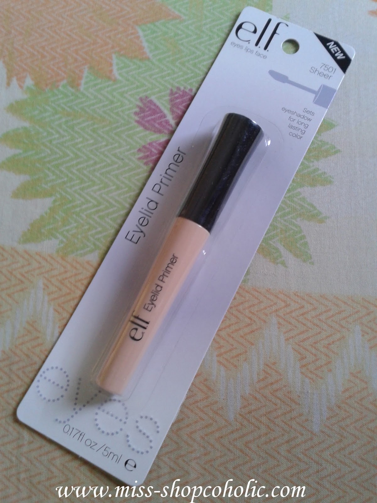 Miss Shopcoholic Review E.L.F. Essentials Eyelid Primer