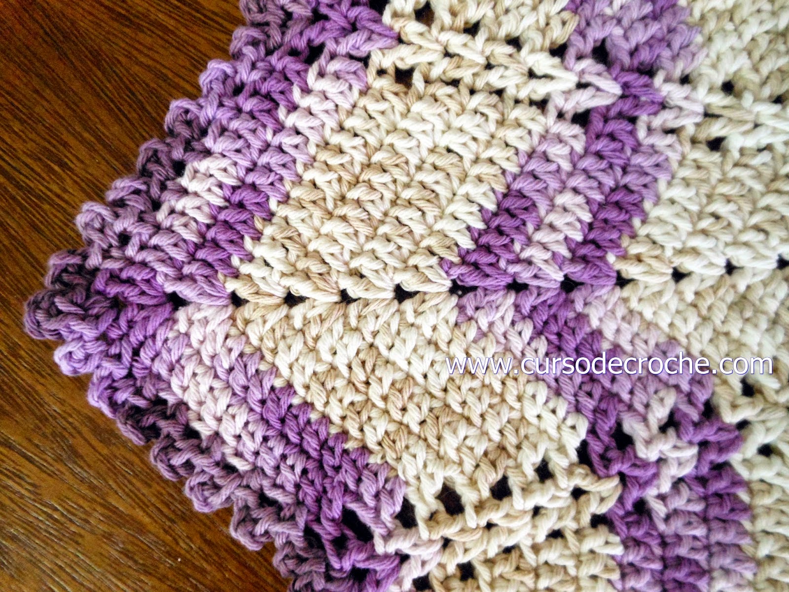 aprender croche tapetes flores multicolor lilás dvd video-aulas loja curso de croche frete gratis edinir-croche