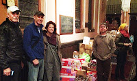 Picture of Mark, Kelly, Lev and volunteers that helped with the disaster relief for the people of Occupy Sandy. The manager of Brooklyn path mark grocery store gave us a discount when we purchased supplies.