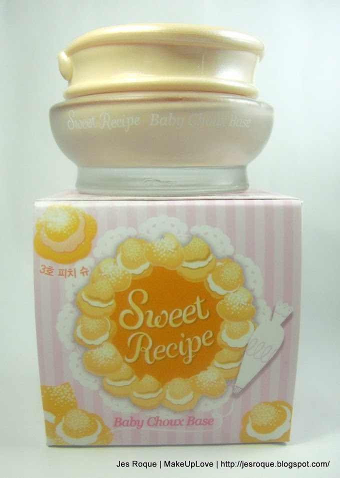 Review : Etude House Sweet Recipe Baby Choux Base in 03 Peach Choux