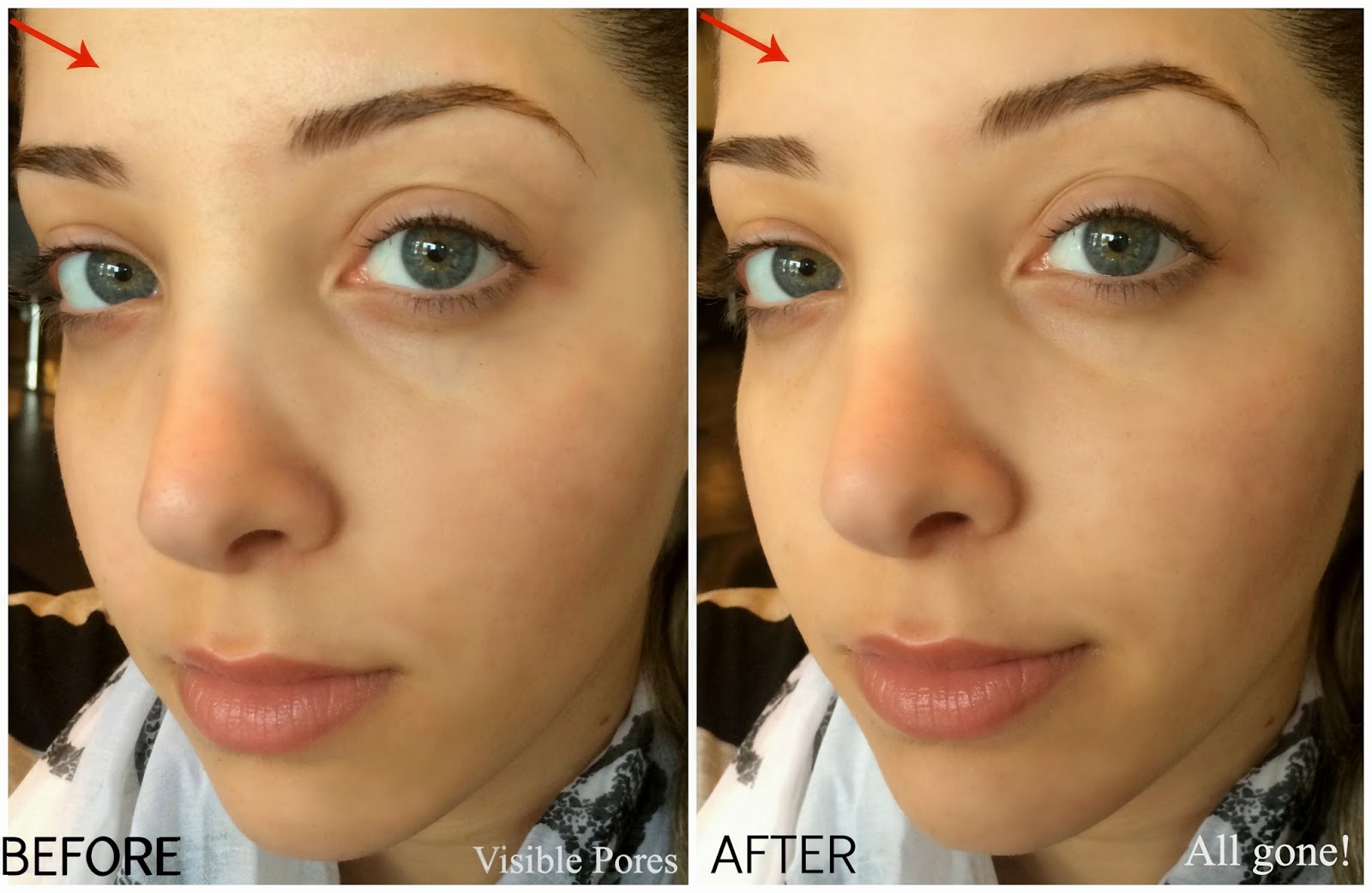 Makeup by Charlene Benefit's POREFessional!