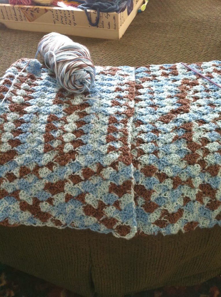 Crochet Shell Blanket Crafty 2 the Core