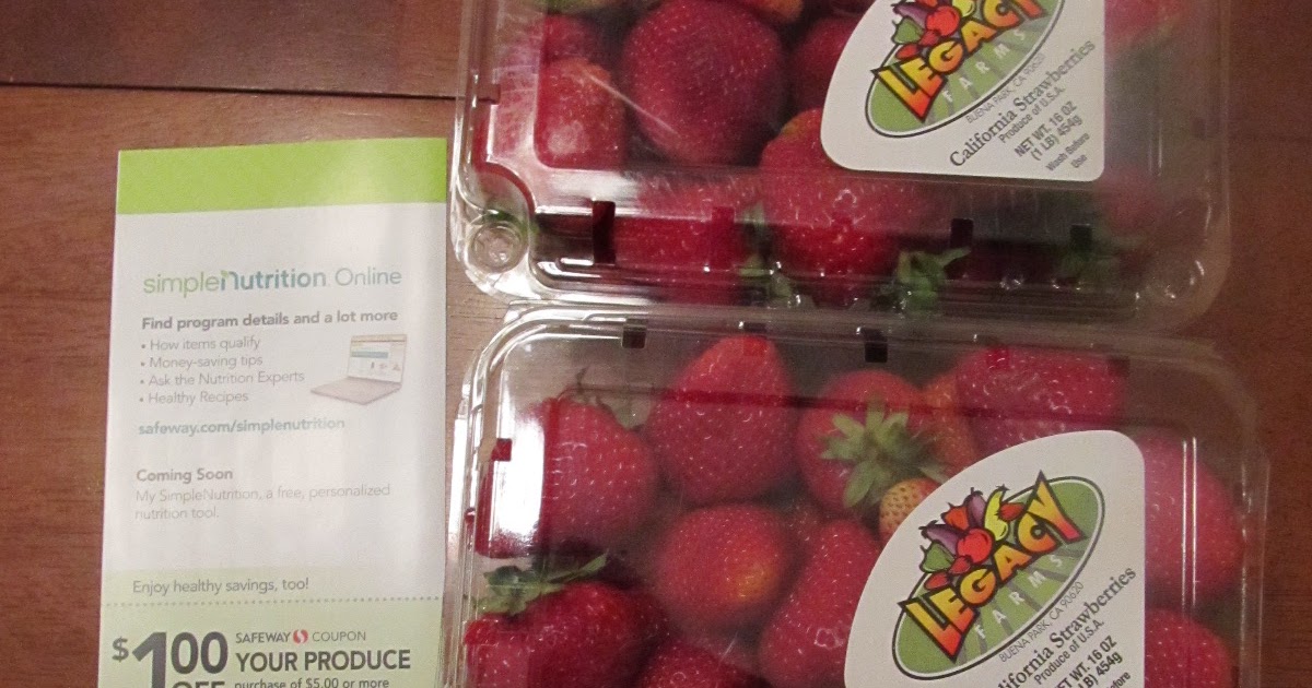 Save and Store Safeway Strawberries 0.33/lb!