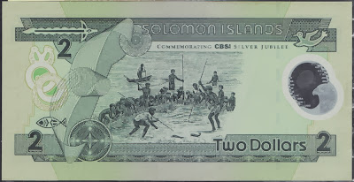 Isole Solomon 2 Dollars 2001 Commemorative Issue P# 23a