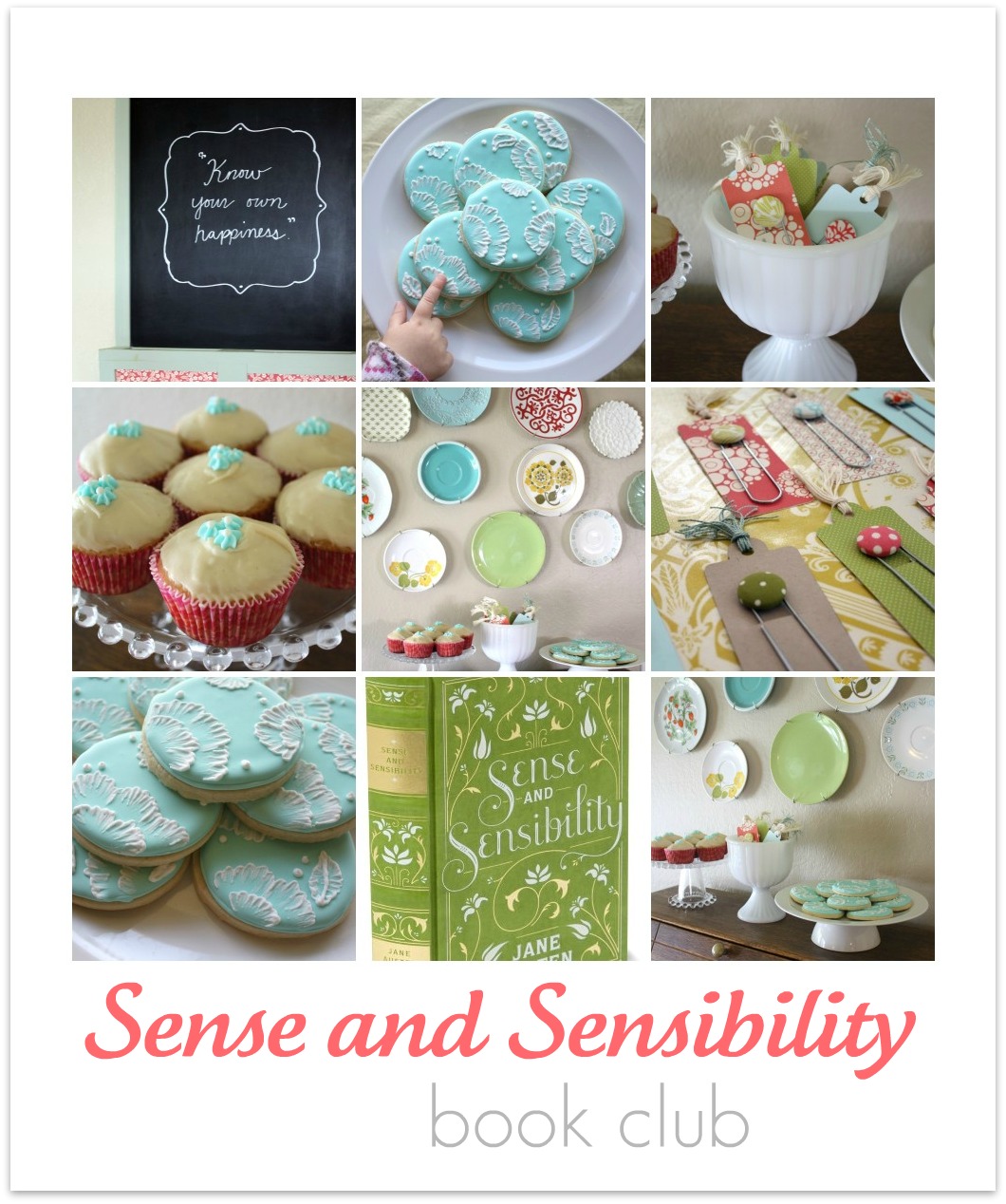 book club favors and treats