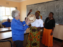 Mom receives a thank you from JUAf for bringing clothes