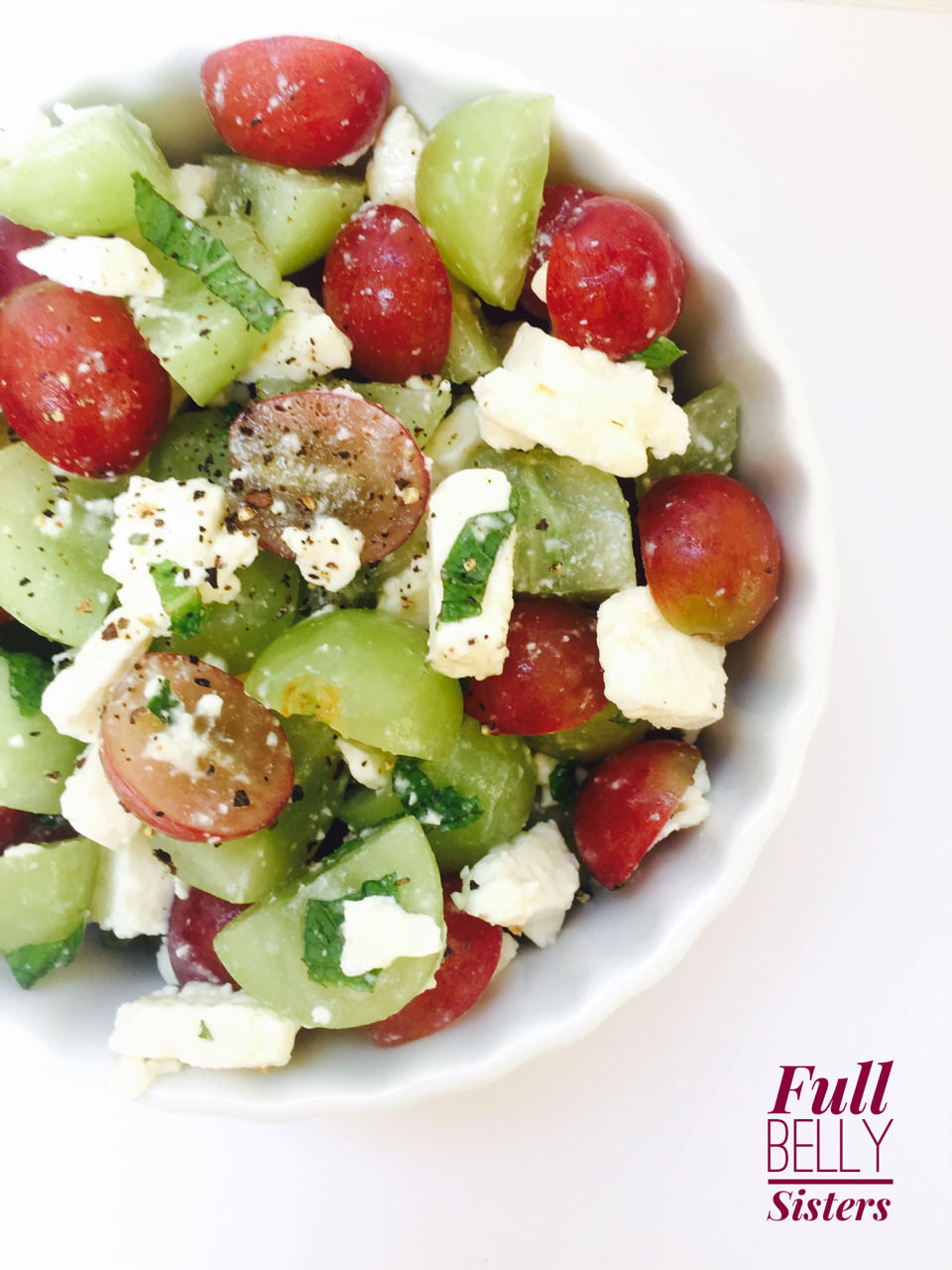 Grape, Feta, & Mint Salad