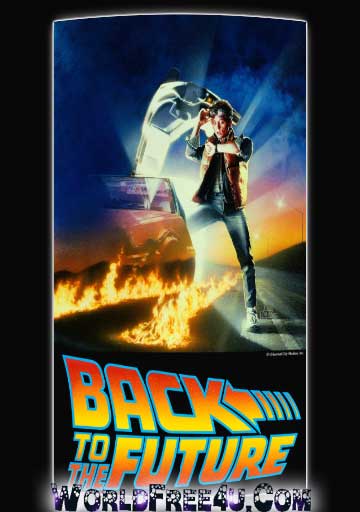 poster of back to the future 1985 in hindi english dual audio 300mb compressed