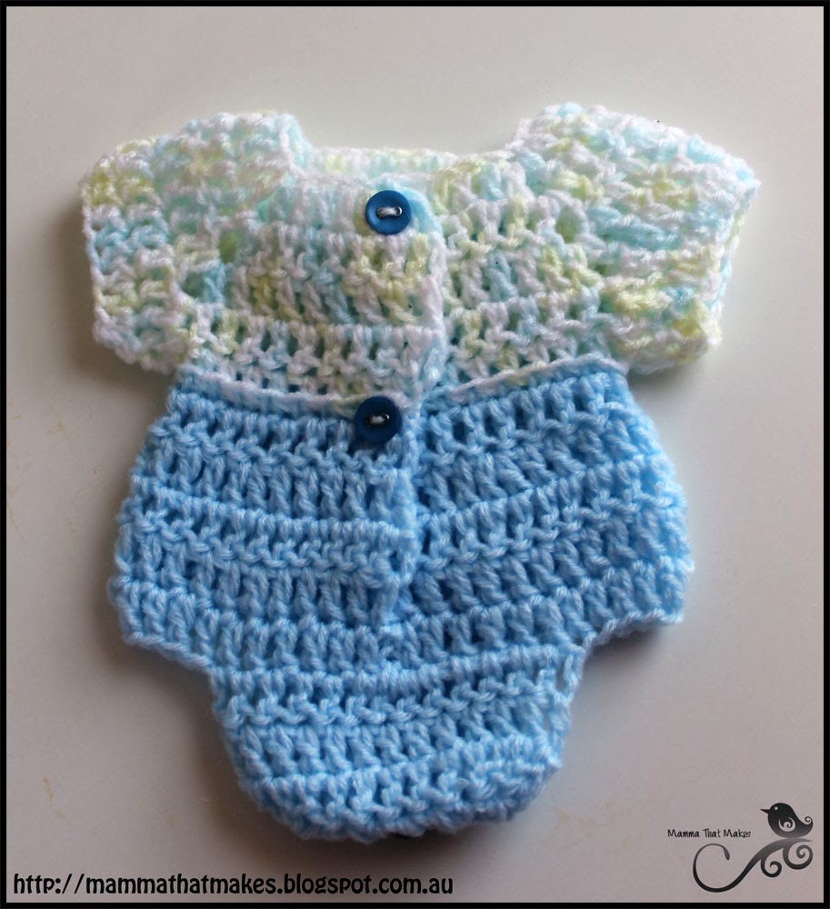 Mamma That Makes: Jacks One Piece - Free Crochet Pattern