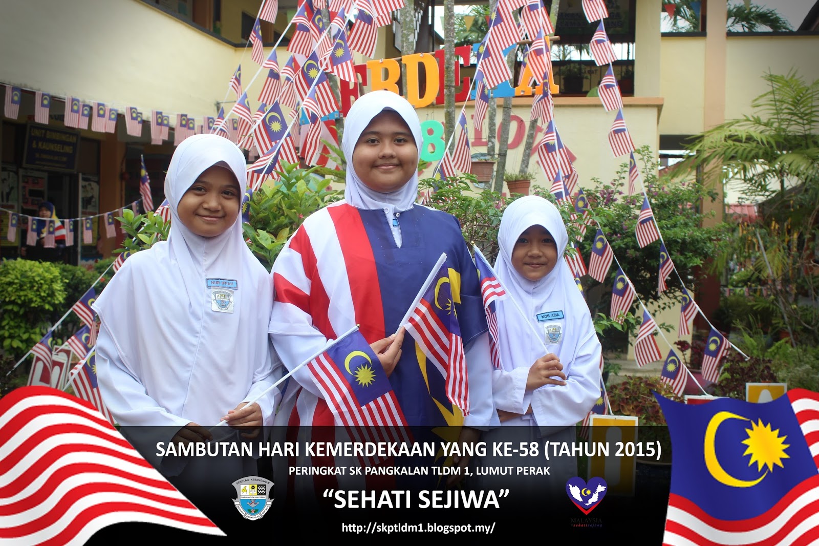 Galeri gambar sambutan hari kemerdekaan yang ke-58 pada tahun 2015