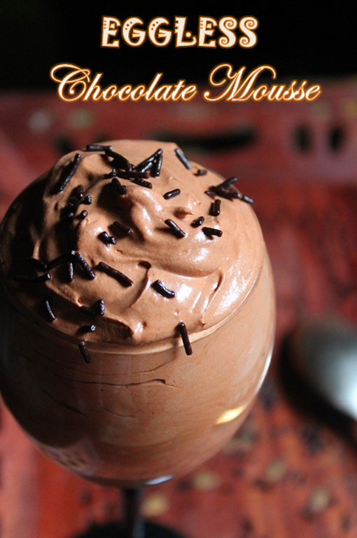 Dark Chocolate Mousse Recipe / Chocolate Mousse Recipe without Eggs
