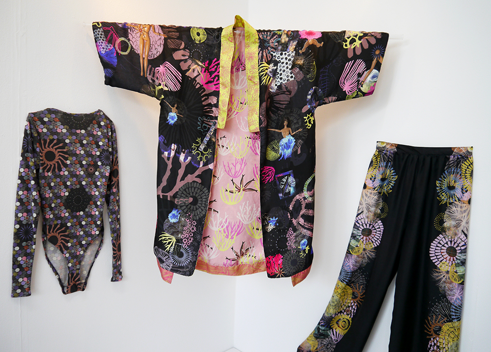 DJCAD Degree Show 2015: Caitlin Miller DJCAD, Duncan of Jordanstone College of Art and Design, degree show, Dundee, degree show 2015, #djcaddegreeshow, #djcaddegreeshow15, textile design, printed fabric, Caitlin Miller