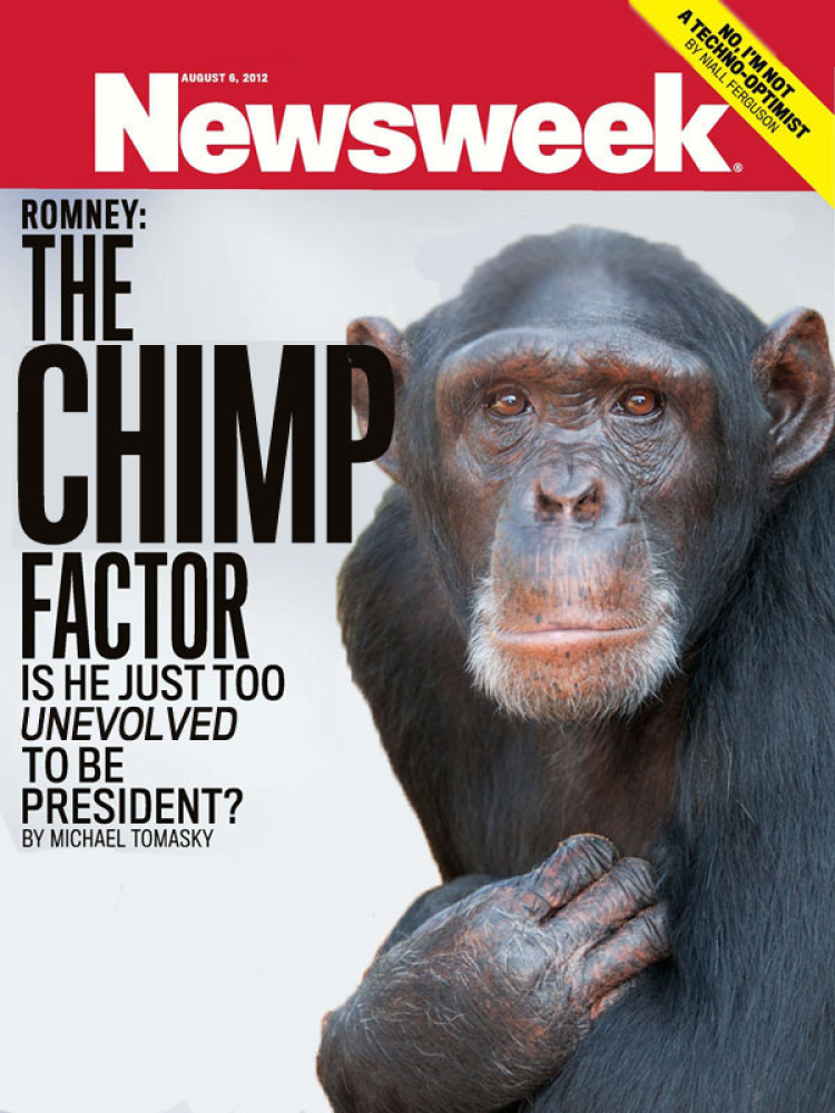 Image result for mitt romney chimp