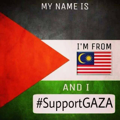 Tukar profile picture anda kepada Support Gaza 