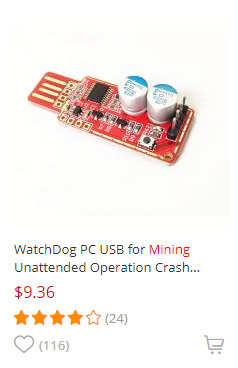 WatchDog PC USB for Mining