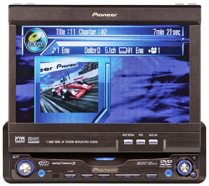 dvd audio video CAR AUDIO 5.1 SURROUND SOUND Pioneer AVH P7600