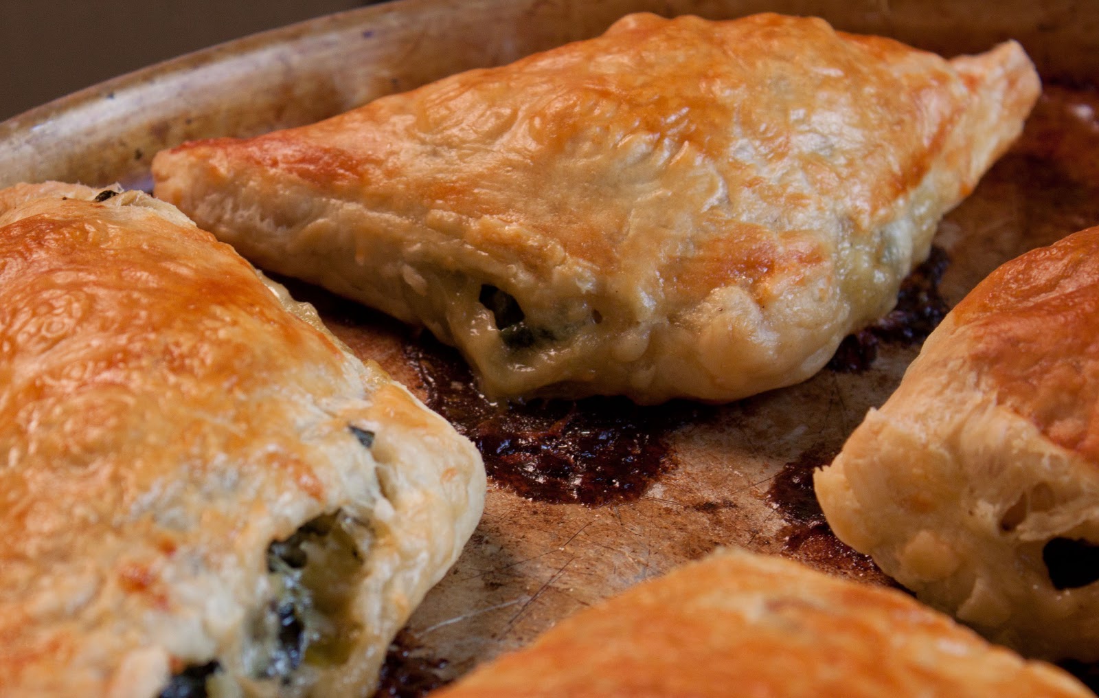 Fat and Happy Blog Spinach Pie aka Mock Spinach Empanada