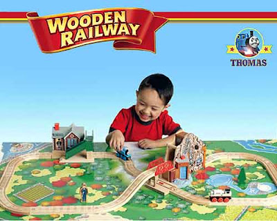 Kids wooden talking Thomas tank and Friends wonderful 35-piece Great Discovery toy railway train set