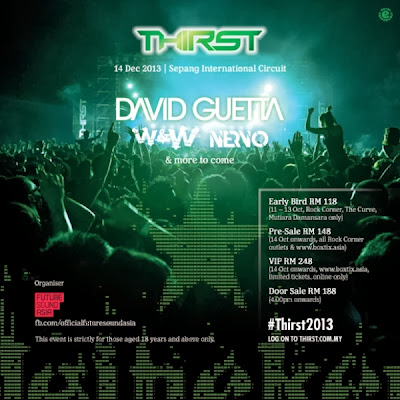 Heineken Thirst 2013, David Guetta, W&W, Nervo, Heineken, concert, party