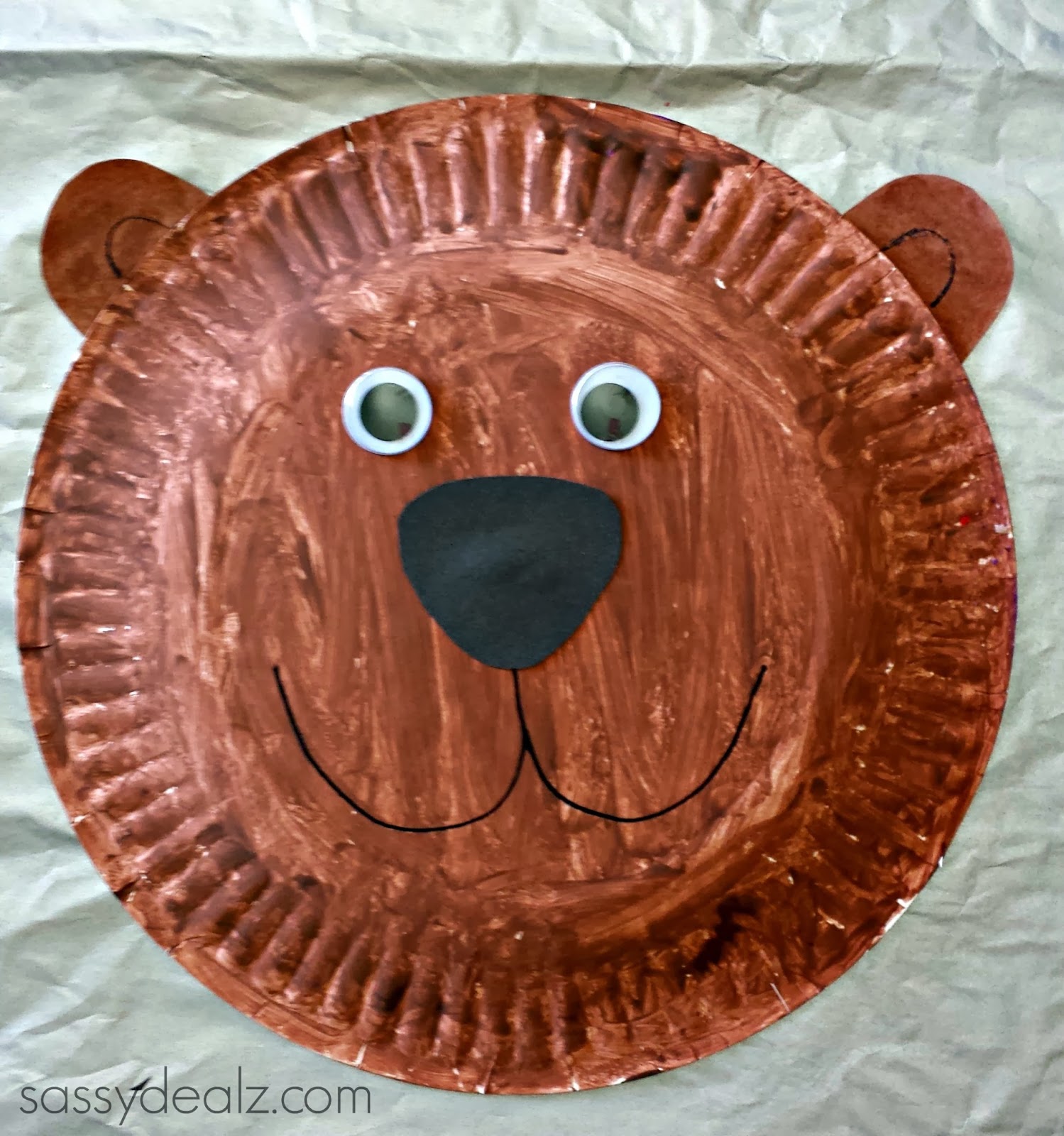 paper plate groundhog day craft