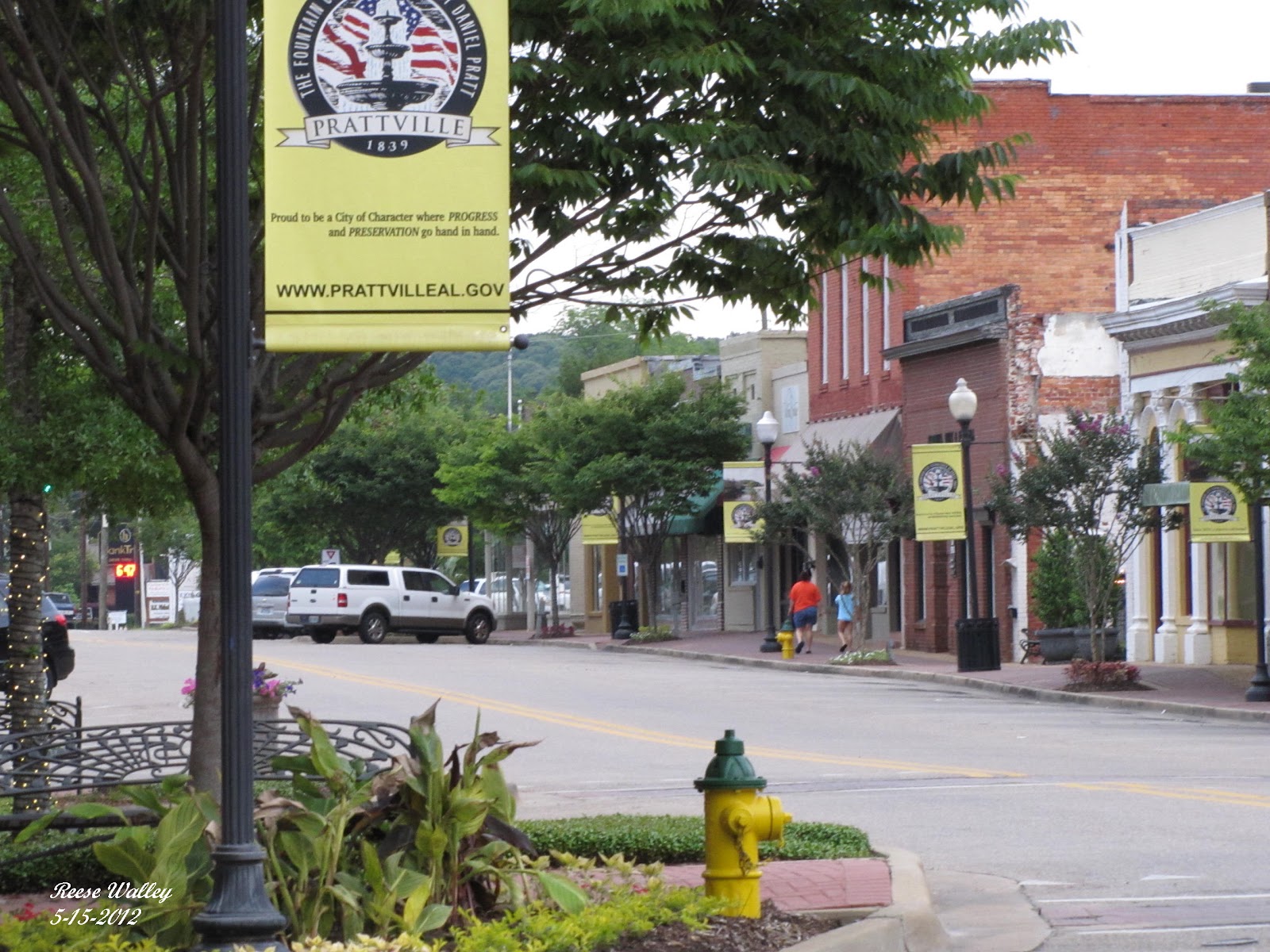 Artesian Wells, Creeks and Downtown Prattville, Alabama