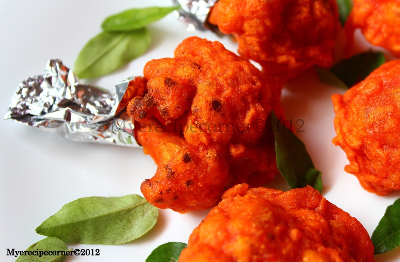 Mye's Kitchen Gobi Lollipop/ Cauliflower Lollipops Recipe