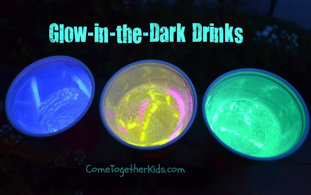 Super fun and easy glow in the dark drinks (totally safe)