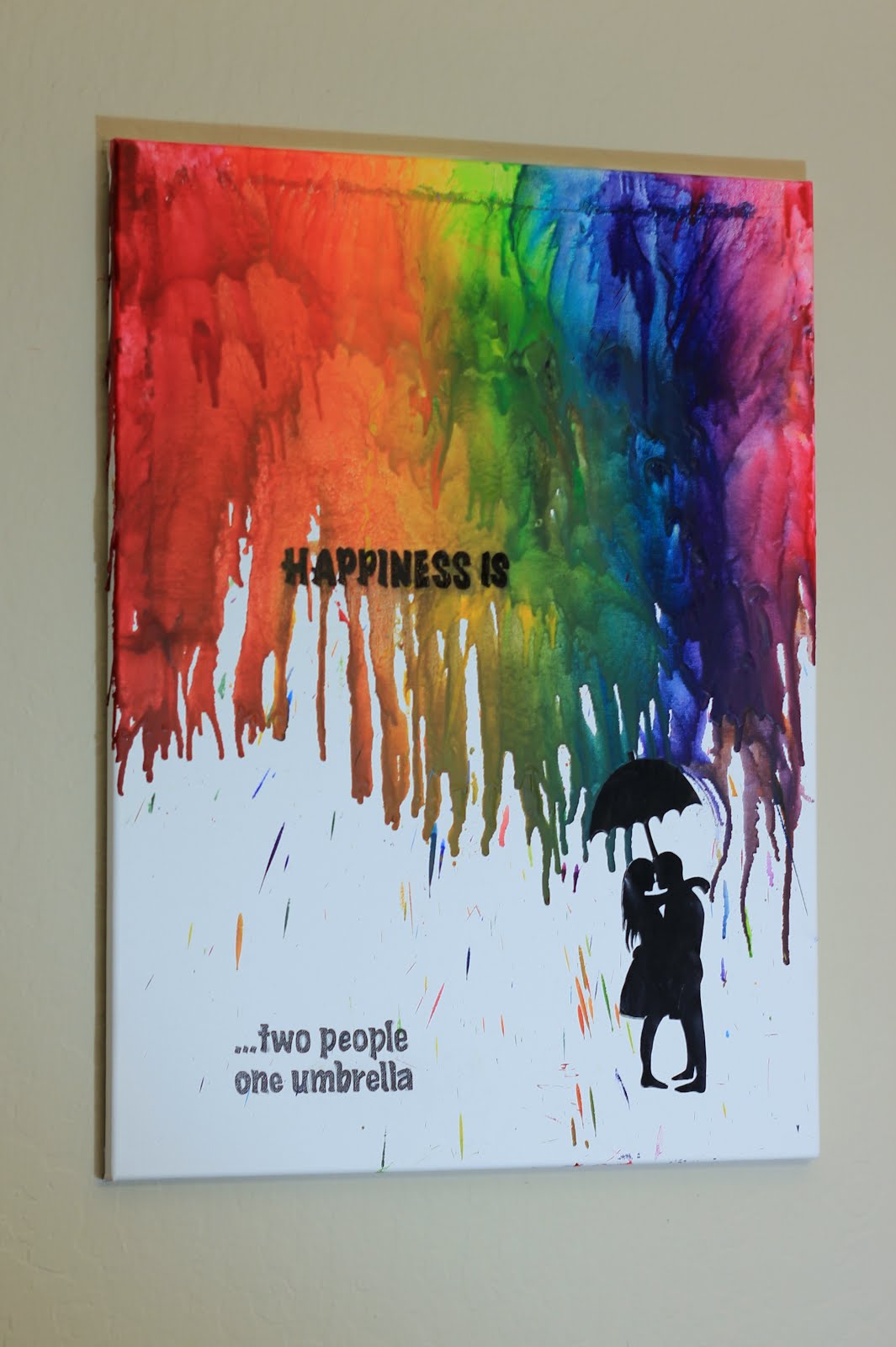 Melted crayon art wall decor on budget DIY crayon art Wall Decor