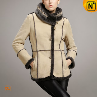 shearling winter coat