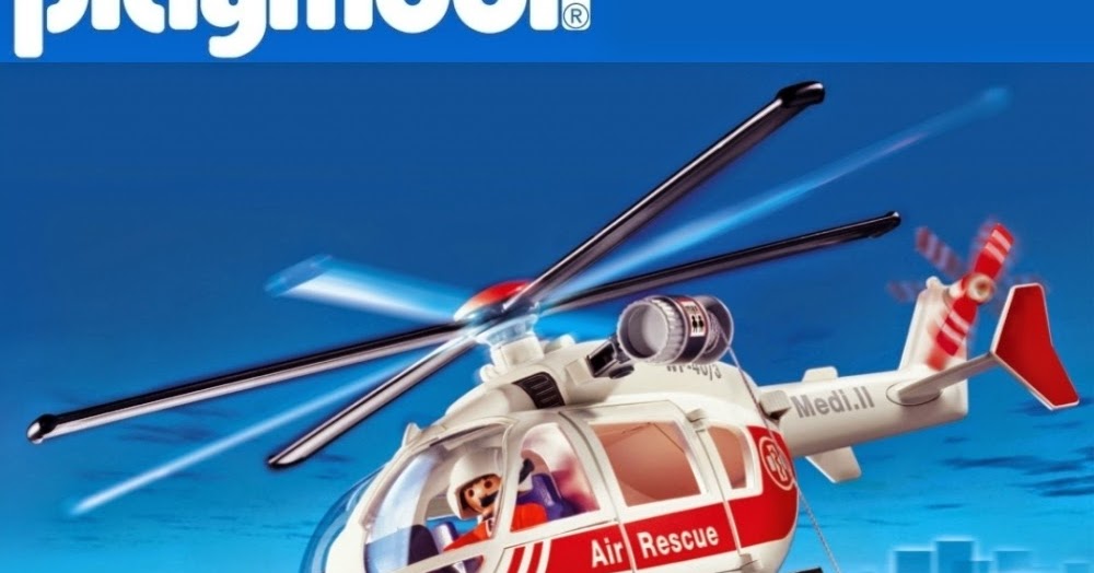 playmobil air rescue helicopter 4222