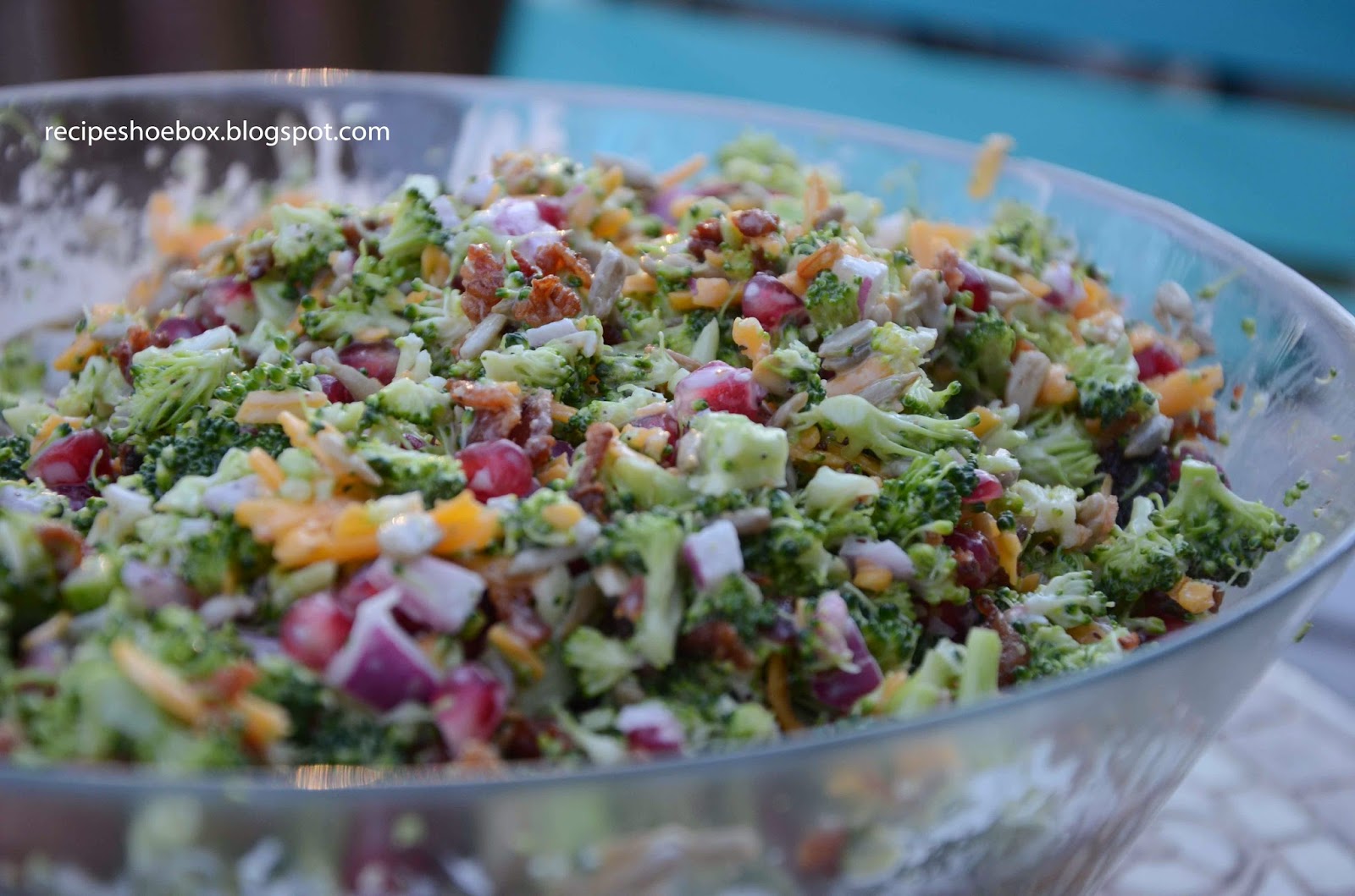 Recipe Shoebox BroccoliPomegranate Salad