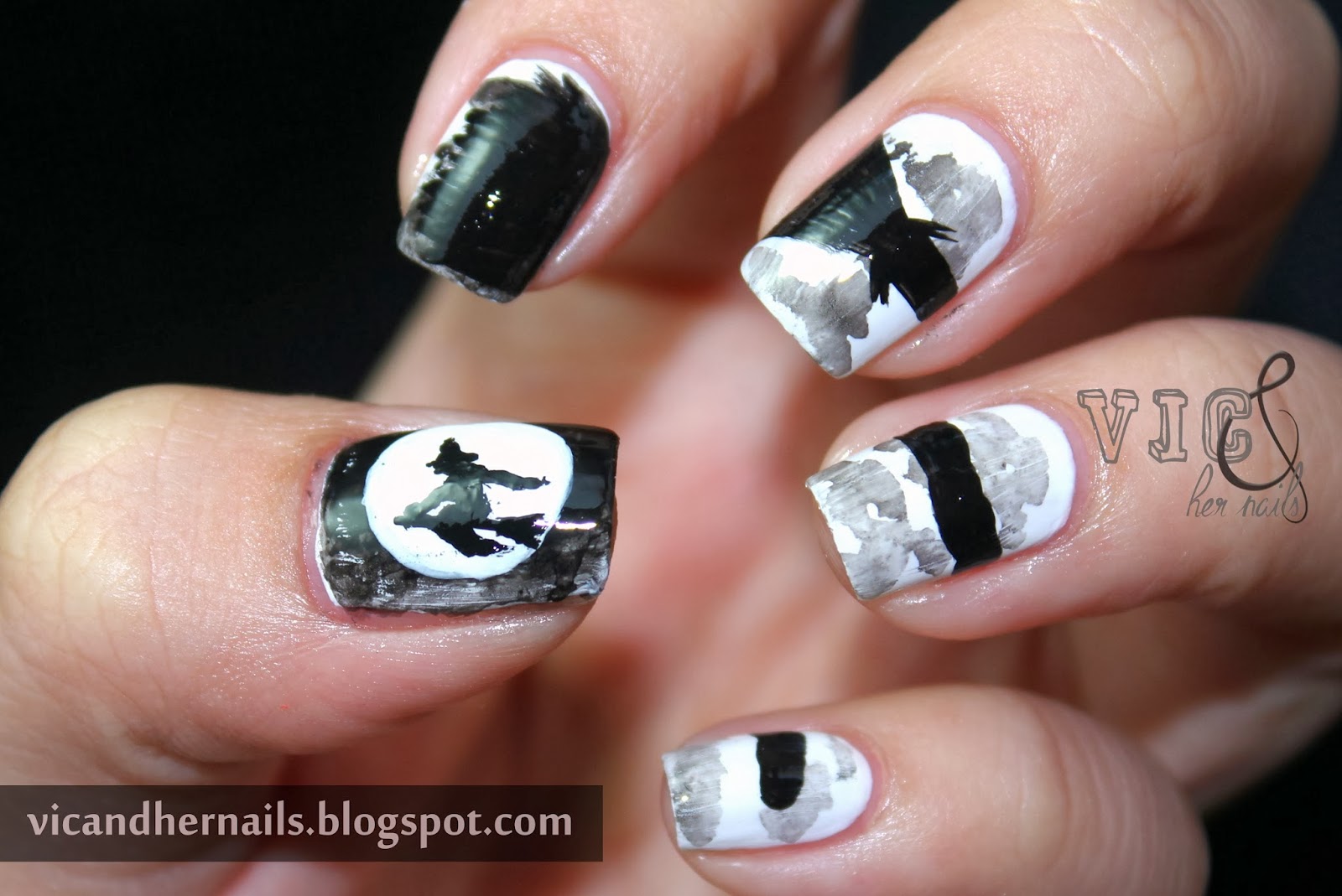 Witch Hat Nail Art Tutorial for Halloween - wide 4