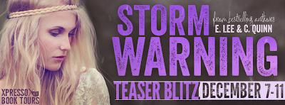 Teaser Blitz: Storm Warning by E. Lee and C. Quinn