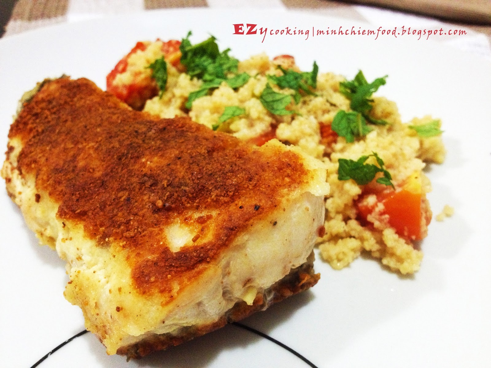 Easy Cooking Parmesancrusted Trout with Tomato Couscous