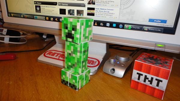 bonecos de Minecraft para imprimir,recortar e montar: Modelos de Minecraft  em papel