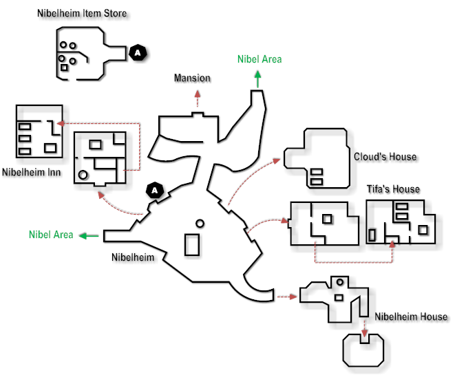 FINAL FANTSY VII ULTIMATE GUIDE NIBELHEIM MANSION SAFE