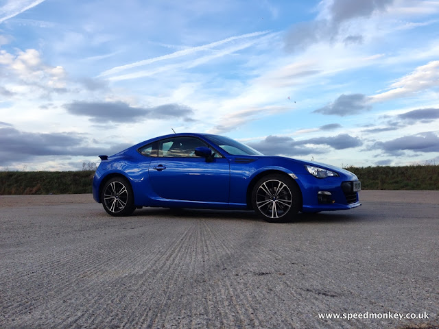 Subaru BRZ in Blue Mica