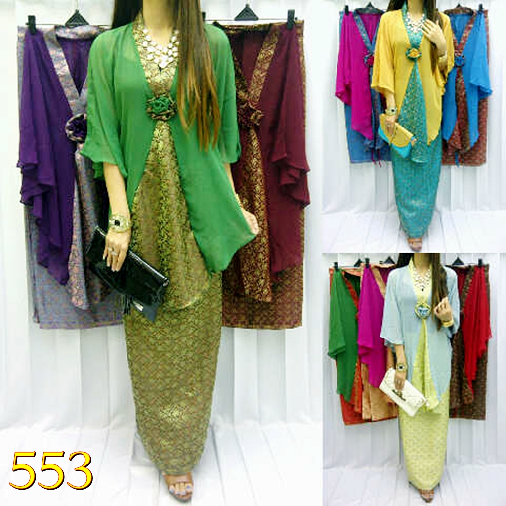Toko Kaftan 553 Setelan Songket