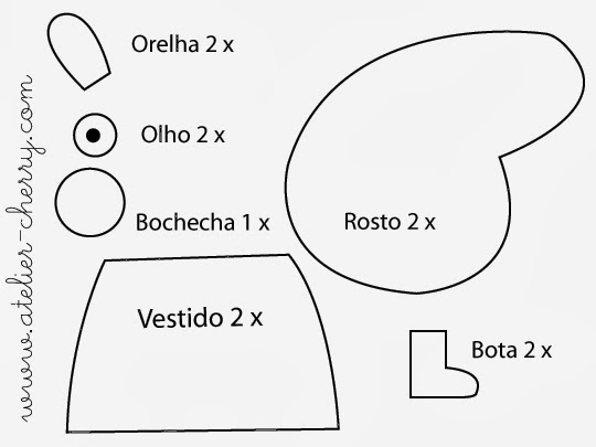 ATELIER CHERRY: Peppa Pig em feltro - Dia das crianças ATELIER CHERRY: Peppa Pig em feltro - Dia das crianças